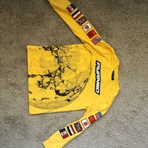 women’s black pyramid shirt